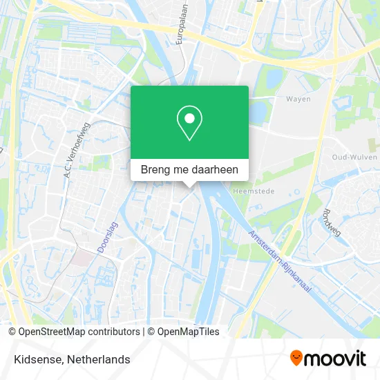Kidsense kaart
