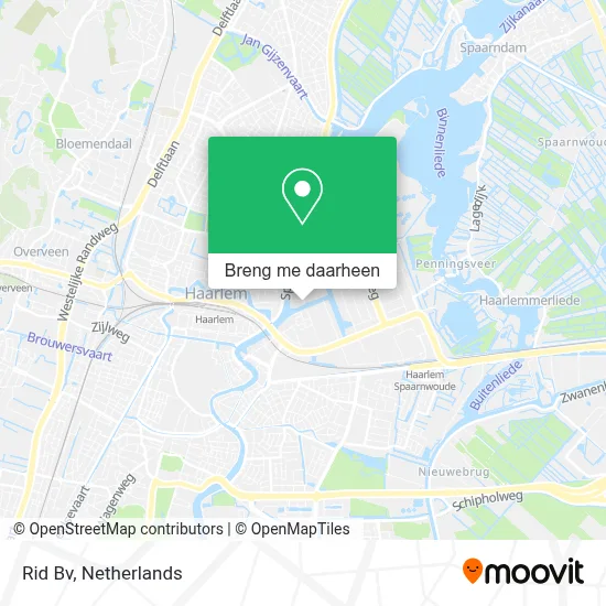 Rid Bv kaart