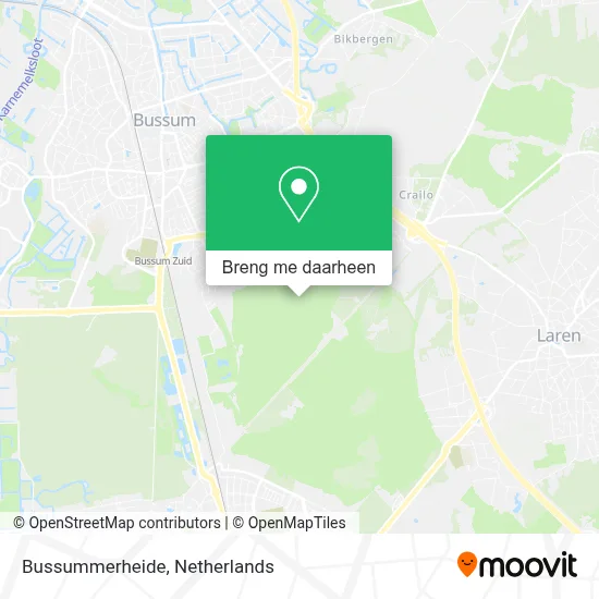 Bussummerheide kaart