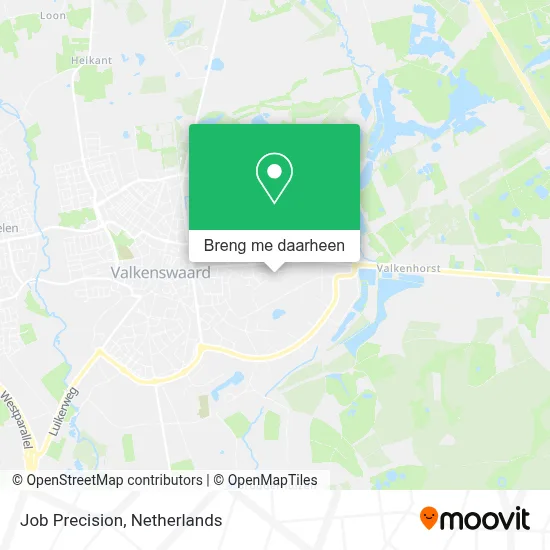 Job Precision kaart
