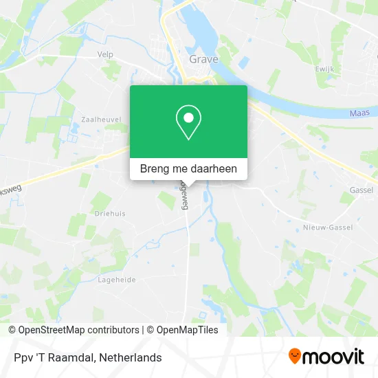 Ppv 'T Raamdal kaart