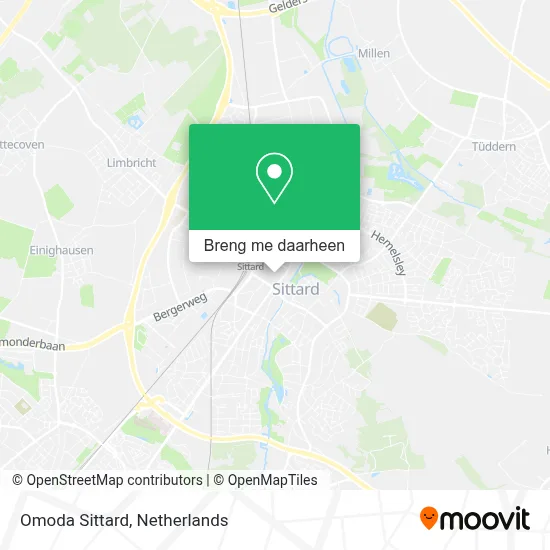 Omoda Sittard kaart
