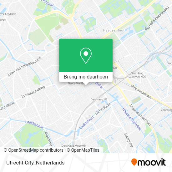 Utrecht City kaart