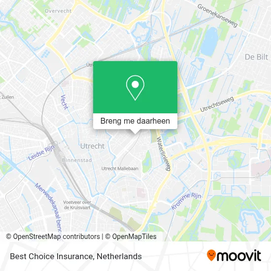 Best Choice Insurance kaart