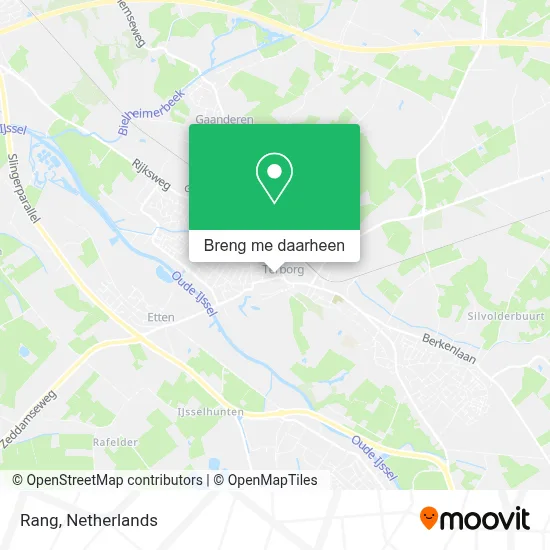 Rang kaart