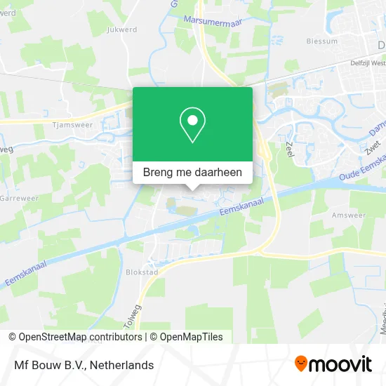 Mf Bouw B.V. kaart