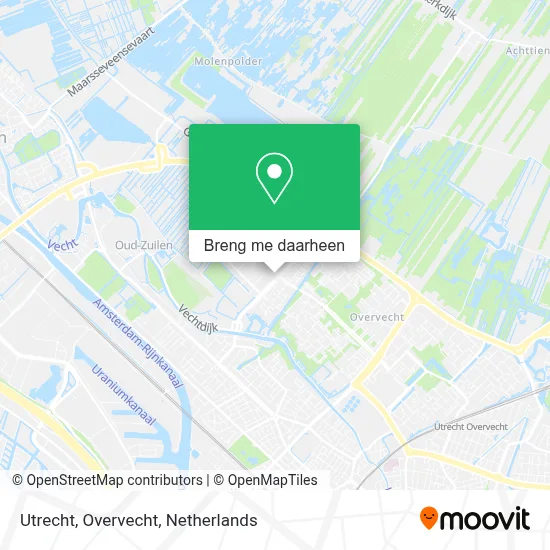 Utrecht, Overvecht kaart