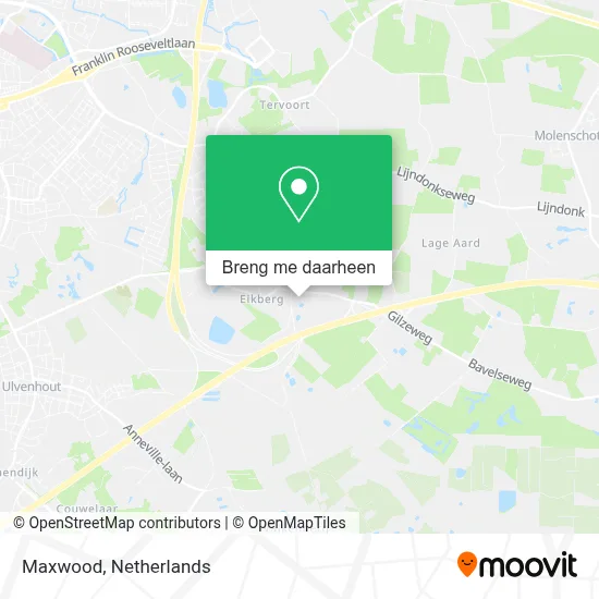 Maxwood kaart