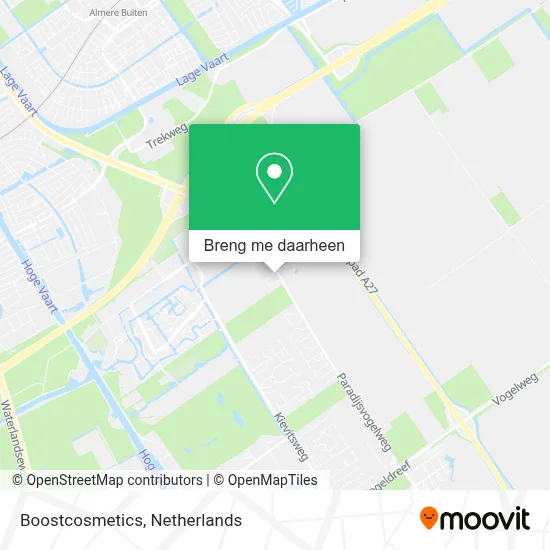 Boostcosmetics kaart