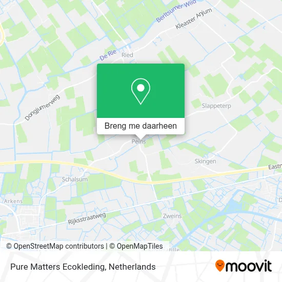 Pure Matters Ecokleding kaart