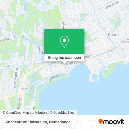 Kindcentrum Universum kaart