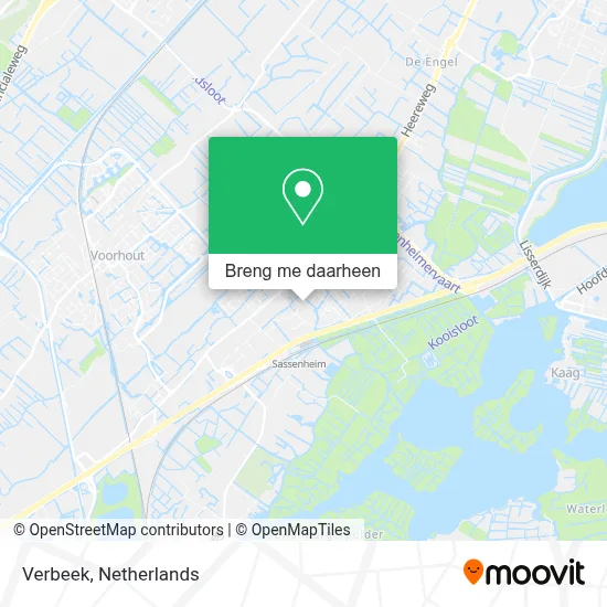 Verbeek kaart