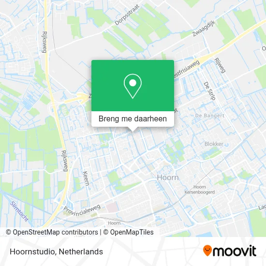 Hoornstudio kaart