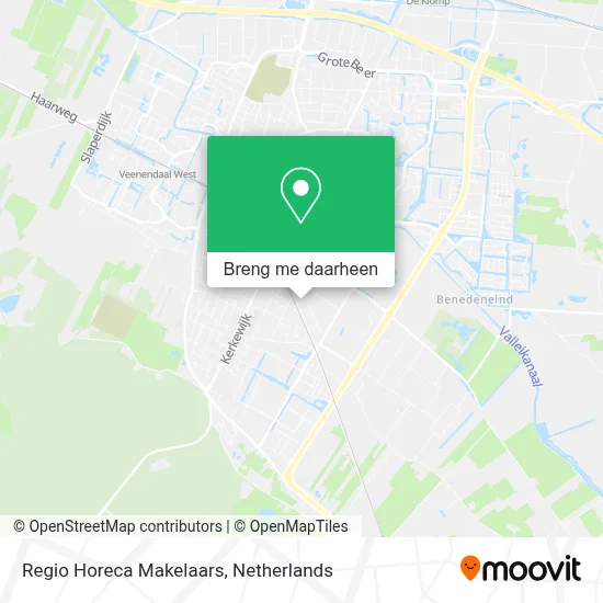 Regio Horeca Makelaars kaart
