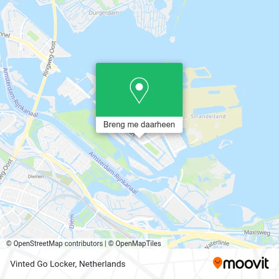 Vinted Go Locker kaart