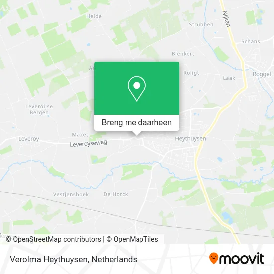 Verolma Heythuysen kaart