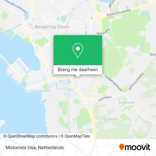 Motorreis Usa kaart