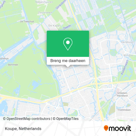 Koupe kaart
