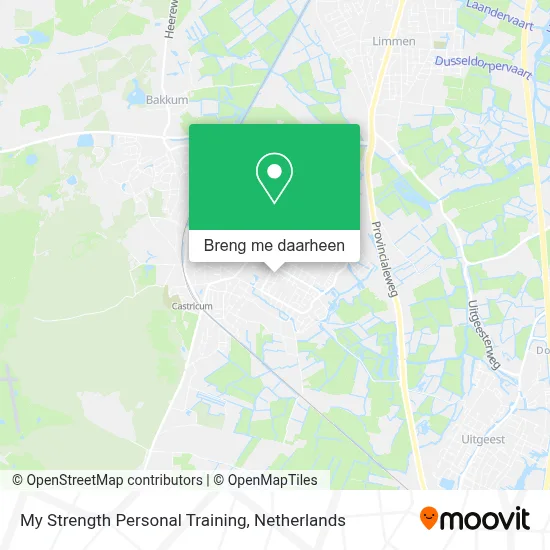 My Strength Personal Training kaart