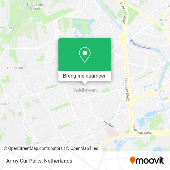 Army Car Parts kaart
