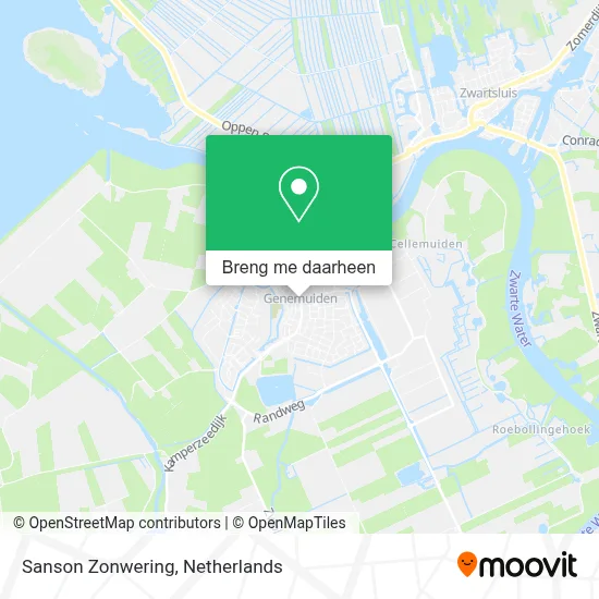 Sanson Zonwering kaart