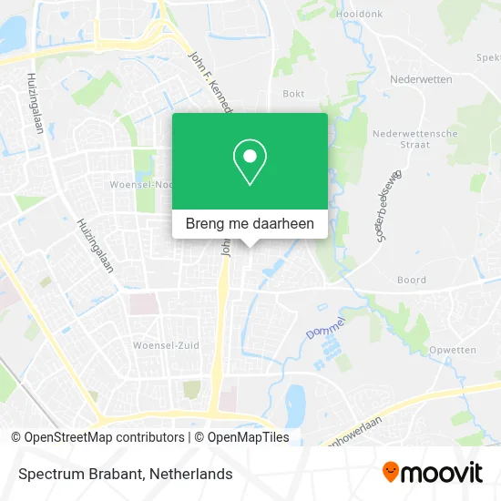 Spectrum Brabant kaart