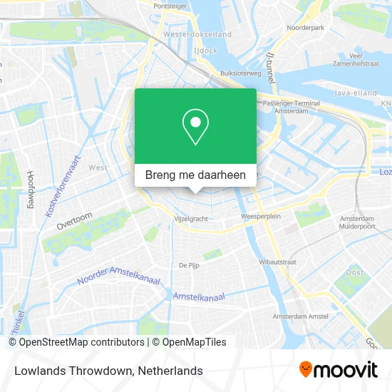 Lowlands Throwdown kaart