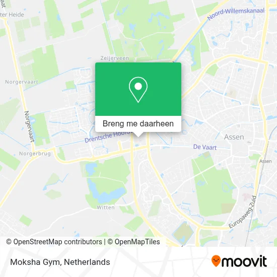 Moksha Gym kaart