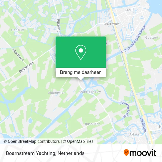 Boarnstream Yachting kaart