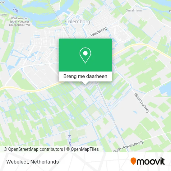 Webelect kaart