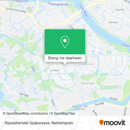 Rijwielherstel Spijkenisse kaart