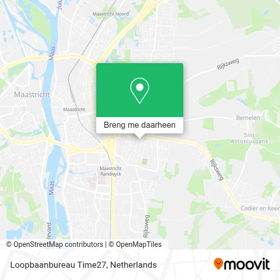 Loopbaanbureau Time27 kaart