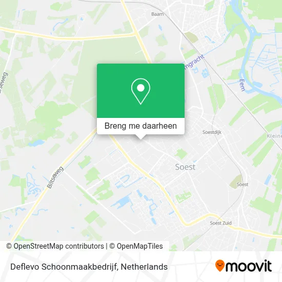 Deflevo Schoonmaakbedrijf kaart