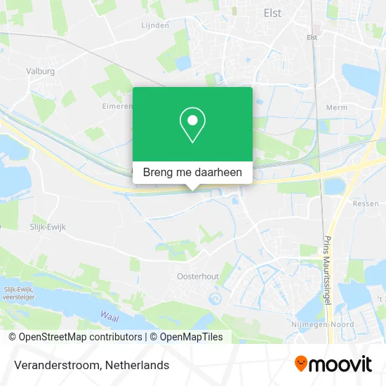 Veranderstroom kaart
