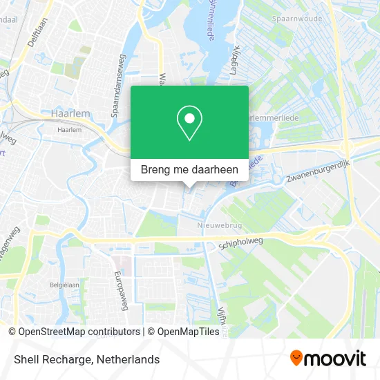 Shell Recharge kaart
