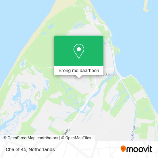 Chalet 45 kaart
