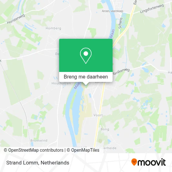 Strand Lomm kaart
