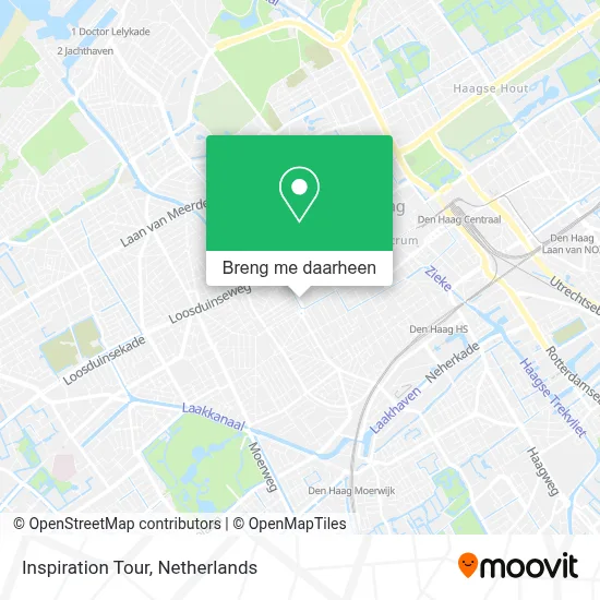 Inspiration Tour kaart