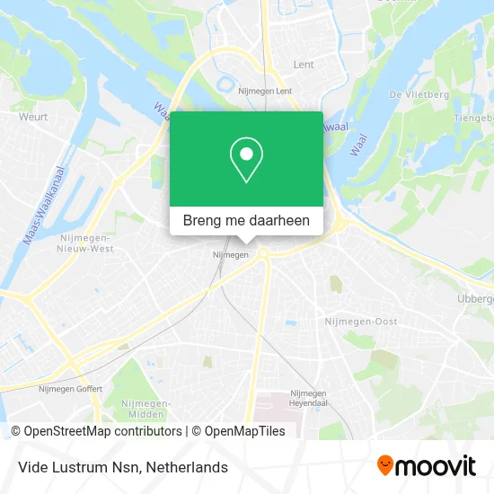 Vide Lustrum Nsn kaart