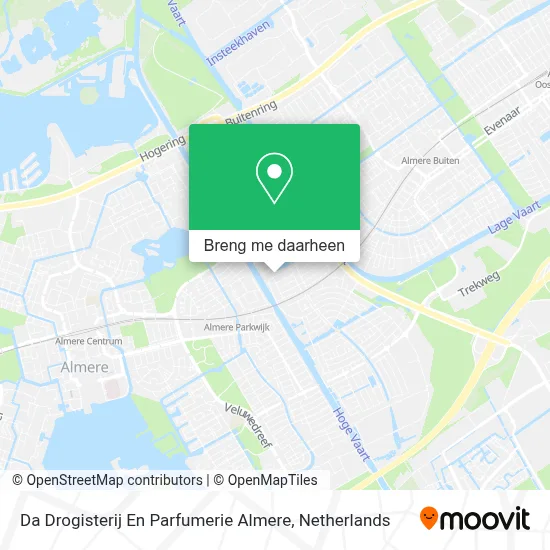Da Drogisterij En Parfumerie Almere kaart