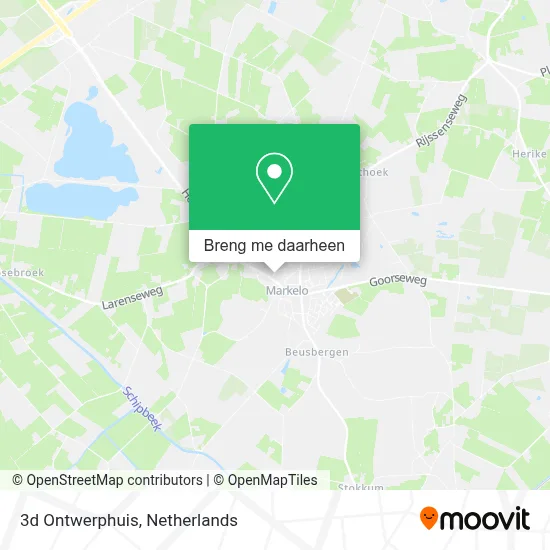 3d Ontwerphuis kaart