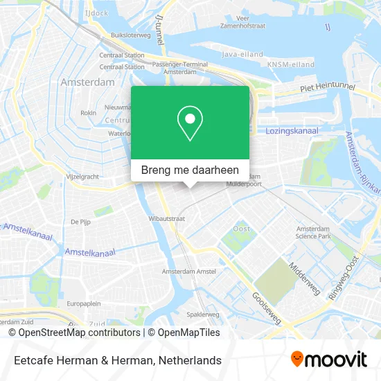 Eetcafe Herman & Herman kaart