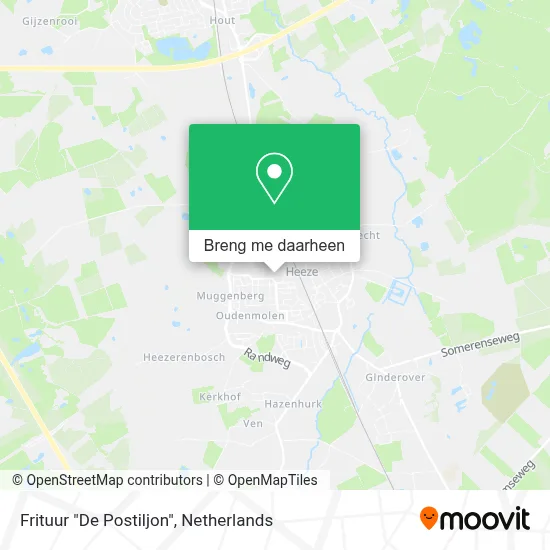 Frituur "De Postiljon" kaart