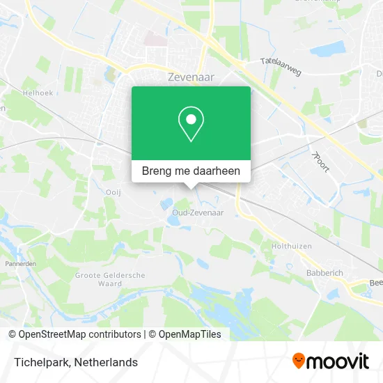 Tichelpark kaart