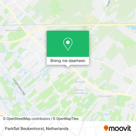Parkflat Beukenhorst kaart
