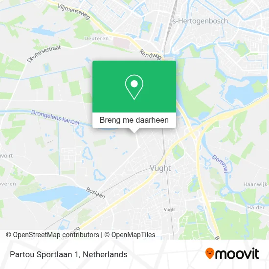 Partou Sportlaan 1 kaart
