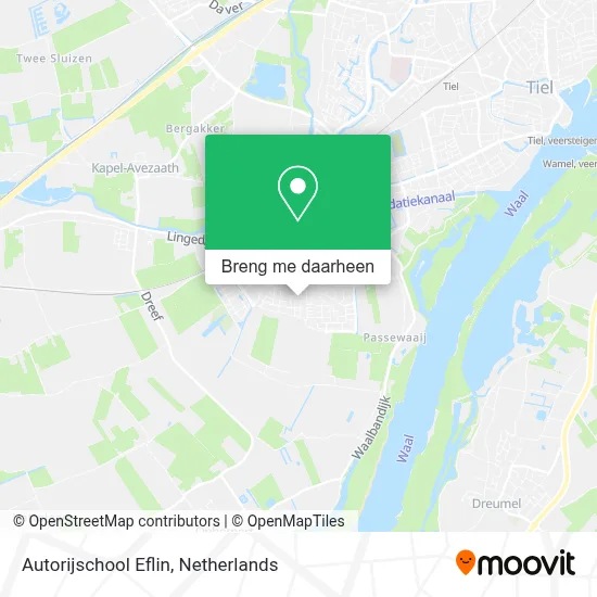 Autorijschool Eflin kaart