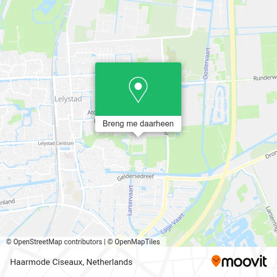 Haarmode Ciseaux kaart