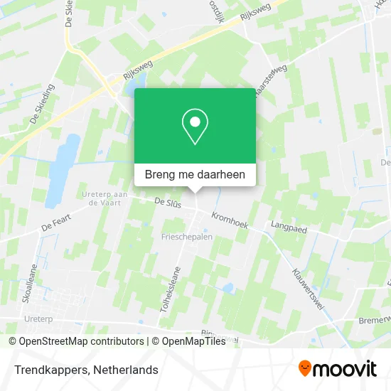 Trendkappers kaart