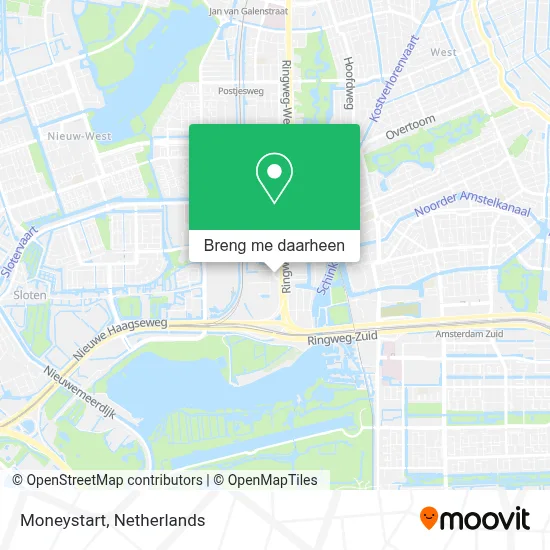 Moneystart kaart